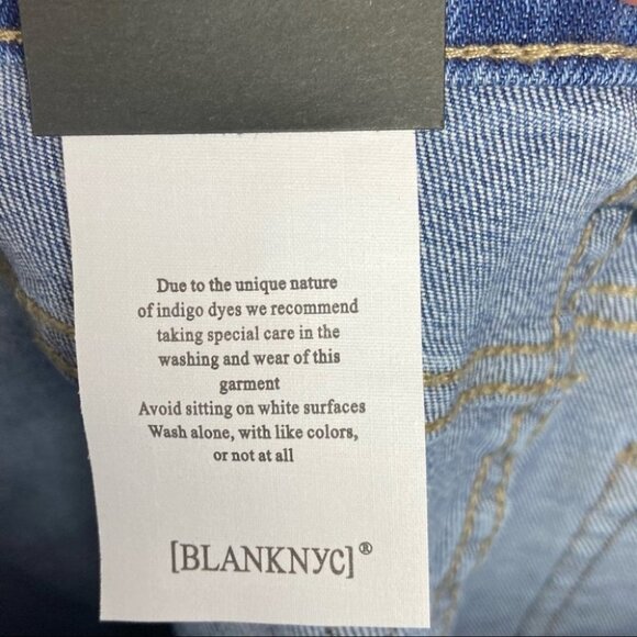NWT Blank NYC Bond Mid Rise Skinny Jeans Size 27 New With Tags Denim Minimal - Picture 10 of 15